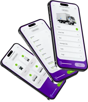 Mobile app interface for field workflows