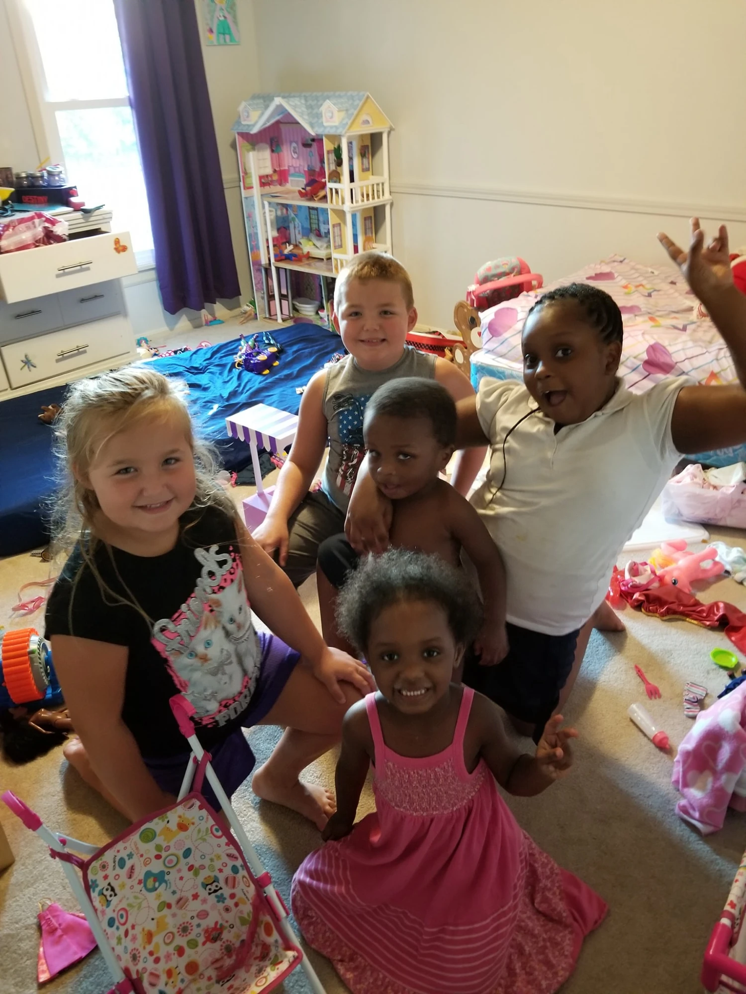 The first set of siblings that the Cases cared for